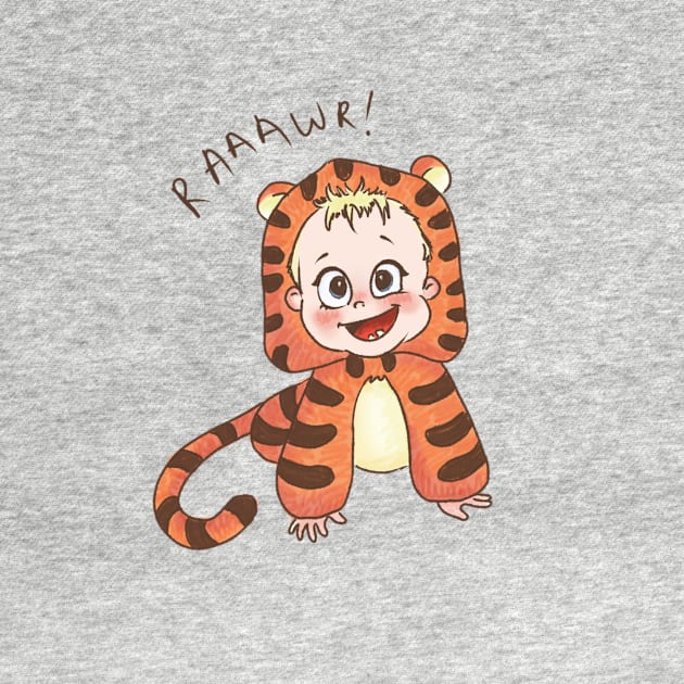 Tiger baby RAAAAWR ! by ArtInPi
